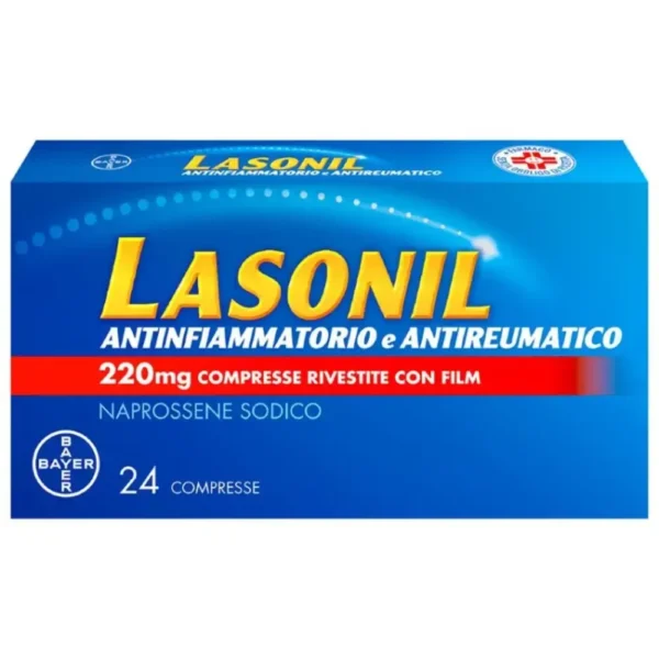 Lasonil - Antinfiammatorio e antireumatico per dolori da lievi a moderati - 24 compresse rivestite