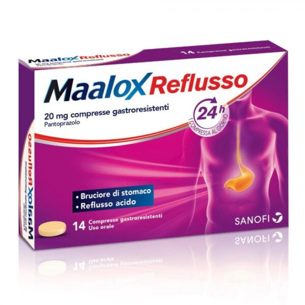 Maalox Reflusso Gastroresistenti 14 Compresse