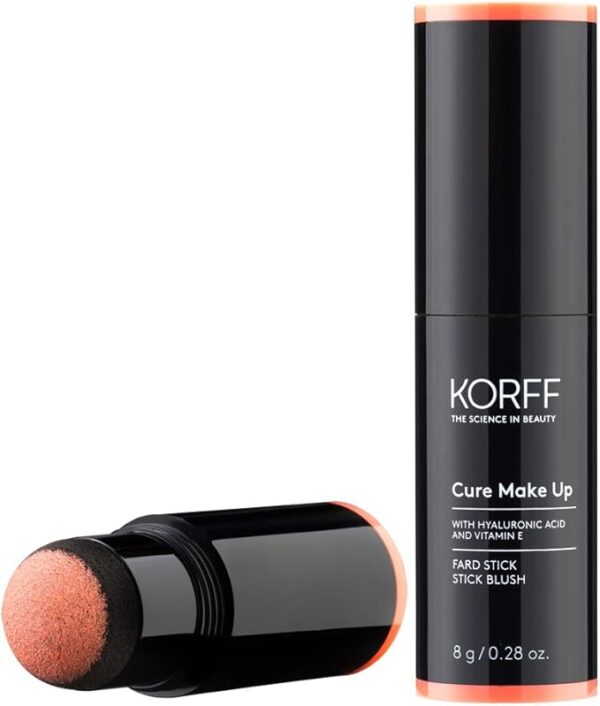 Korff Fard stick 01, Finish Luminoso e Confortevole, Applicatore in spugna