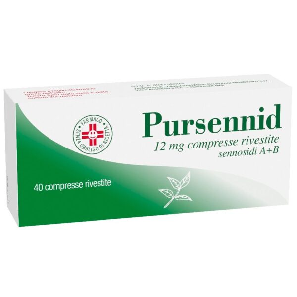 PURSENNID 12mg – 40 compresse rivestite – Lassativo