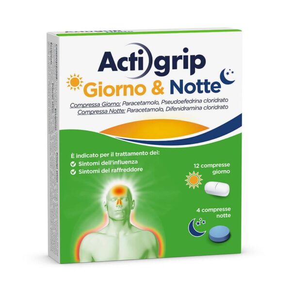 ACTIGRIP GIORNO&NOTTE 12+4 CPR