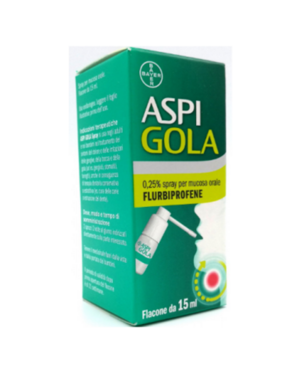 ASPI GOLA SPRAY MUCOSA ORALE 15ML 0,25%