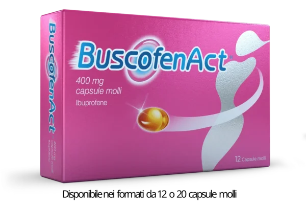 BUSCOFENACT 400mg capsule molli