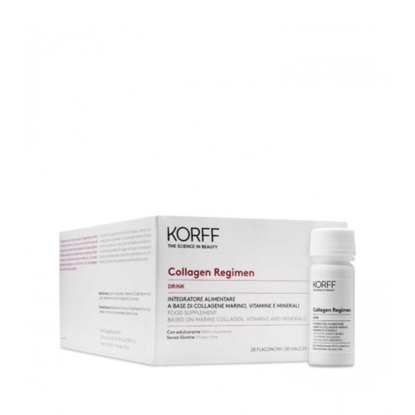 Korff Collagen Regimen Drink - Integratore alimentare per la bellezza della pelle - 28 flaconcini