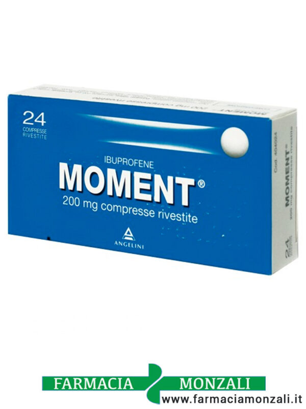 MOMENT  – Ibuprofene 200mg, 12-24-36 compresse rivestite - immagine 2