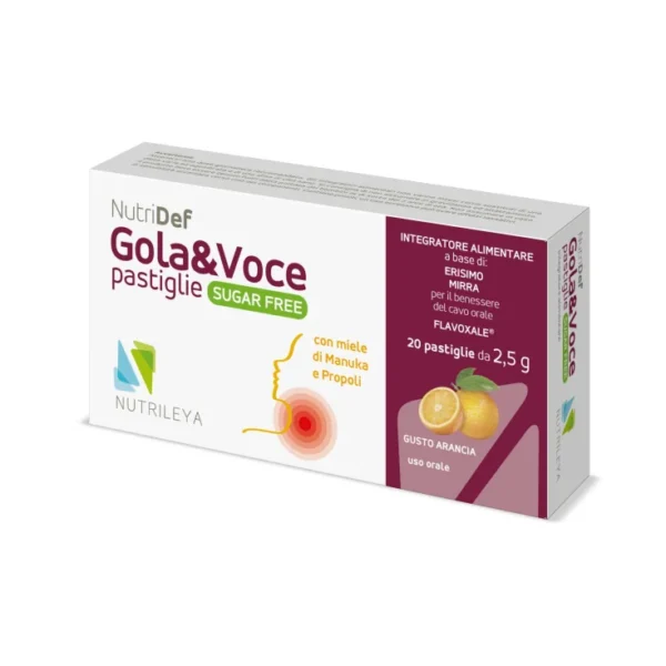 Nutridef Gola&Voce pastiglie Sugar free